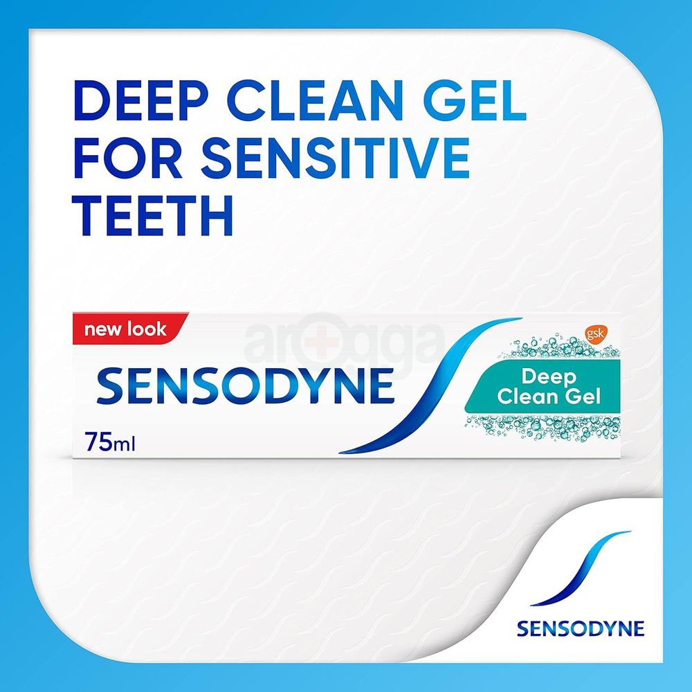 Sensodyne Deep Clean Gel Toothpaste for Sensitive Teeth 75ml  