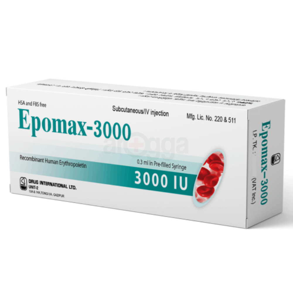 Epomax 3000 3000IU/ml injection