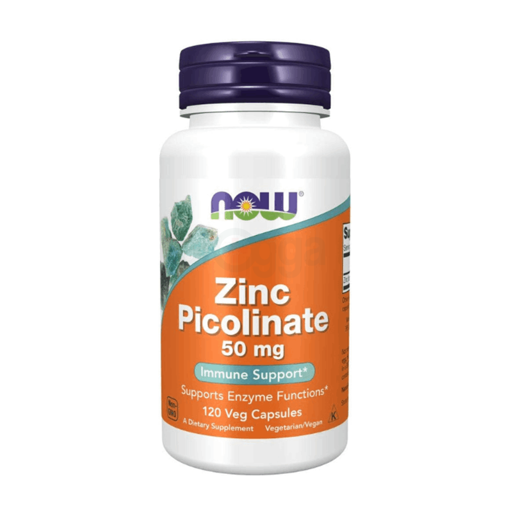 NOW Foods Supplements, Zinc Picolinate 50 mg 120 Capsules  