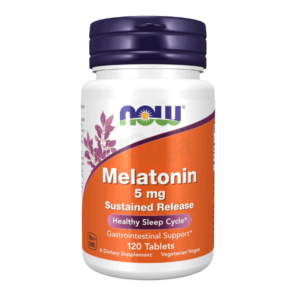 NOW Foods, Melatonin, 5 mg, 120 Tablets  