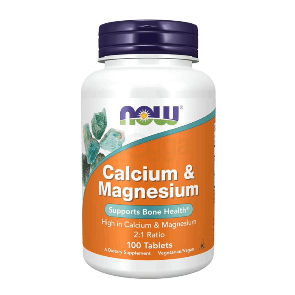 NOW Foods Supplements, Calcium & Magnesium 100 Tablets  
