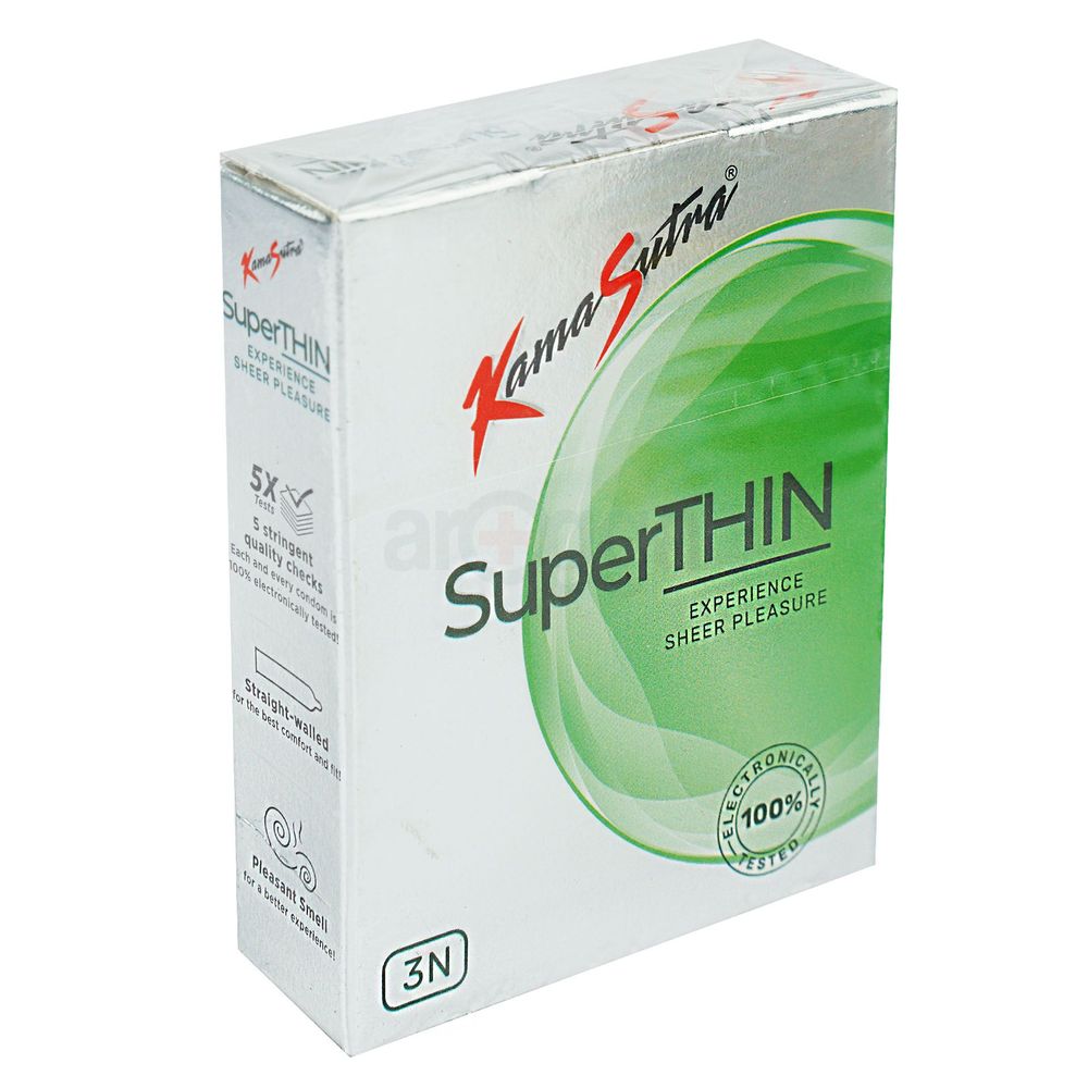 KamaSutra SuperThin Condom 3's Pack (Made in India)  