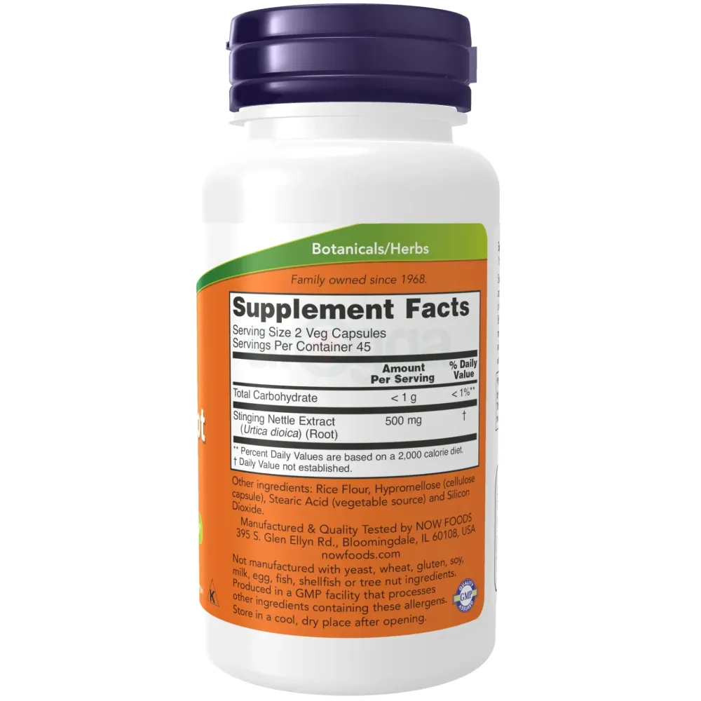 NOW Supplements, Stinging Nettle Root Extract 250 mg, Supports Prostate Health*, 90 Caps  
