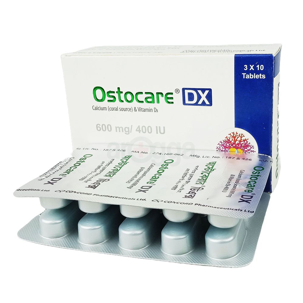 Ostocare DX 600mg+400IU tablet