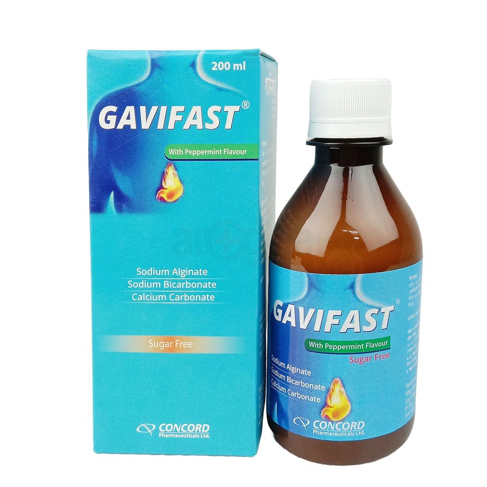 Gavifast 500mg+267mg+160mg/10ml suspension