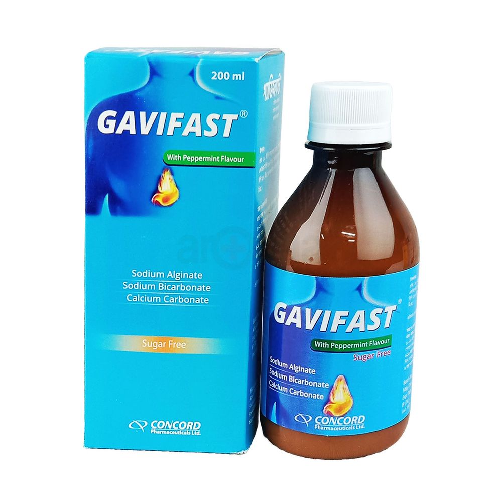 Gavifast 500mg+267mg+160mg/10ml suspension