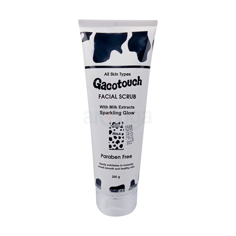 Gacotouch Facial Scrub With Milk Extracts Sparkling Glow 200gm  