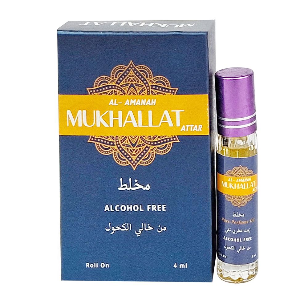 Al-Amanah Mukhallat Attar Roll On 4ml  