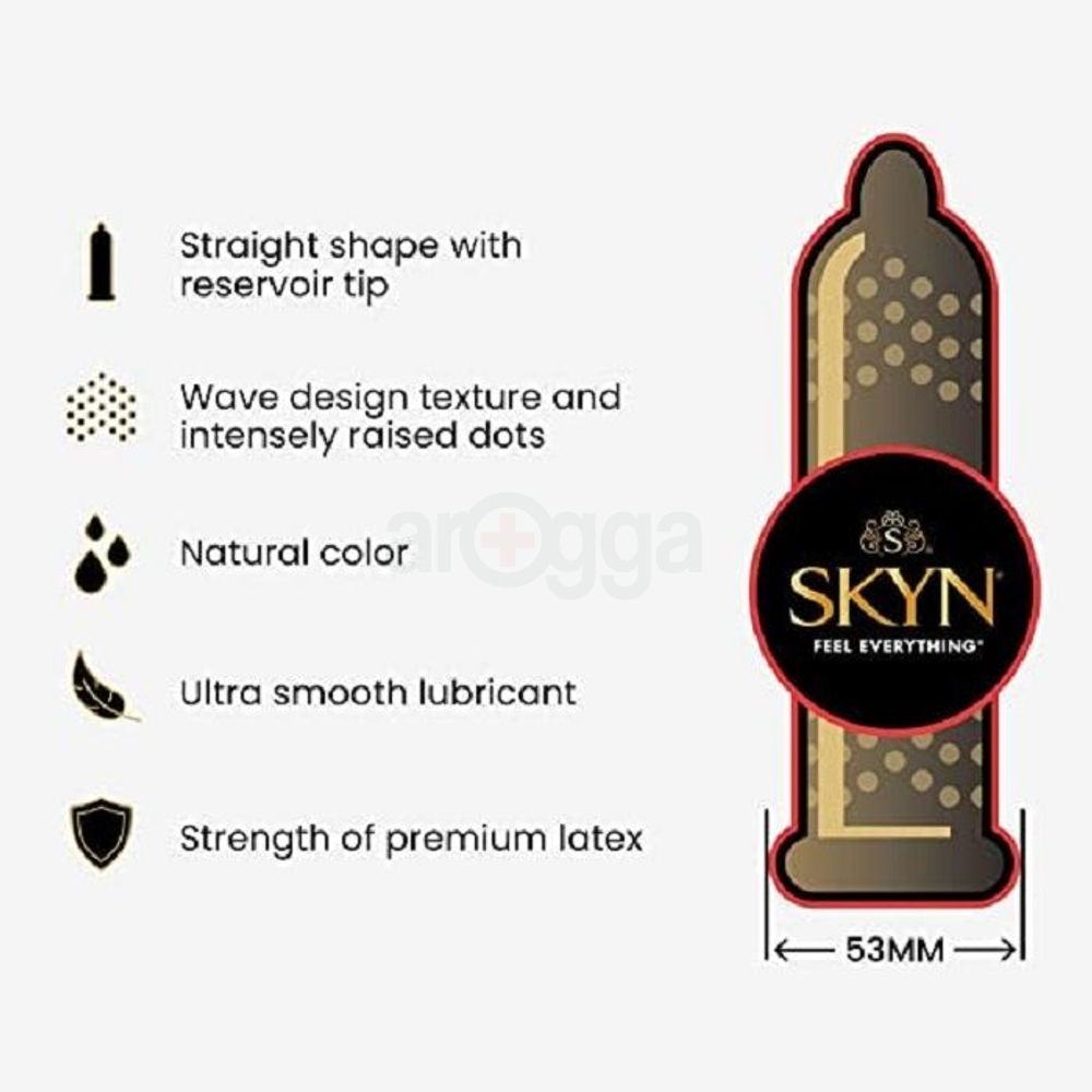 SKYN Intense Feel Intensely Raised Dots Condom 10Pcs Pack  