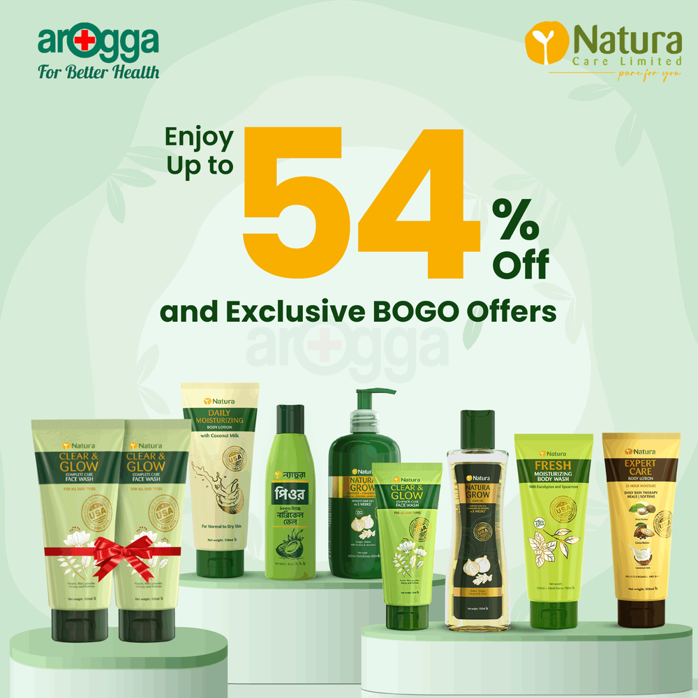 Natura Clear & Glow Complete Care Face Wash for All Skin Types 100ml  