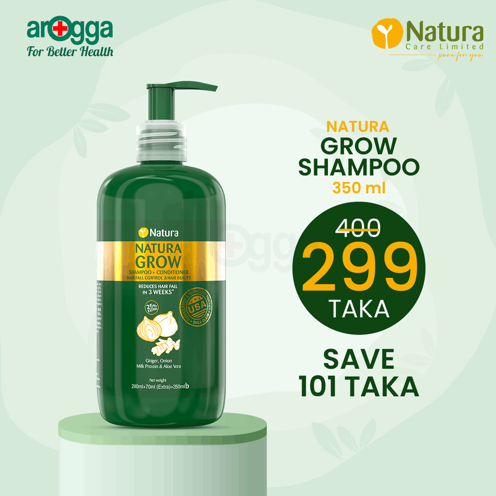 Natura Grow Shampoo + Conditioner Hair Fall Control & Hair Beauty 350ml  