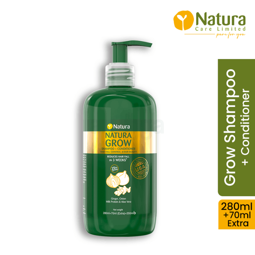 Natura Grow Shampoo + Conditioner Hair Fall Control & Hair Beauty 350ml  