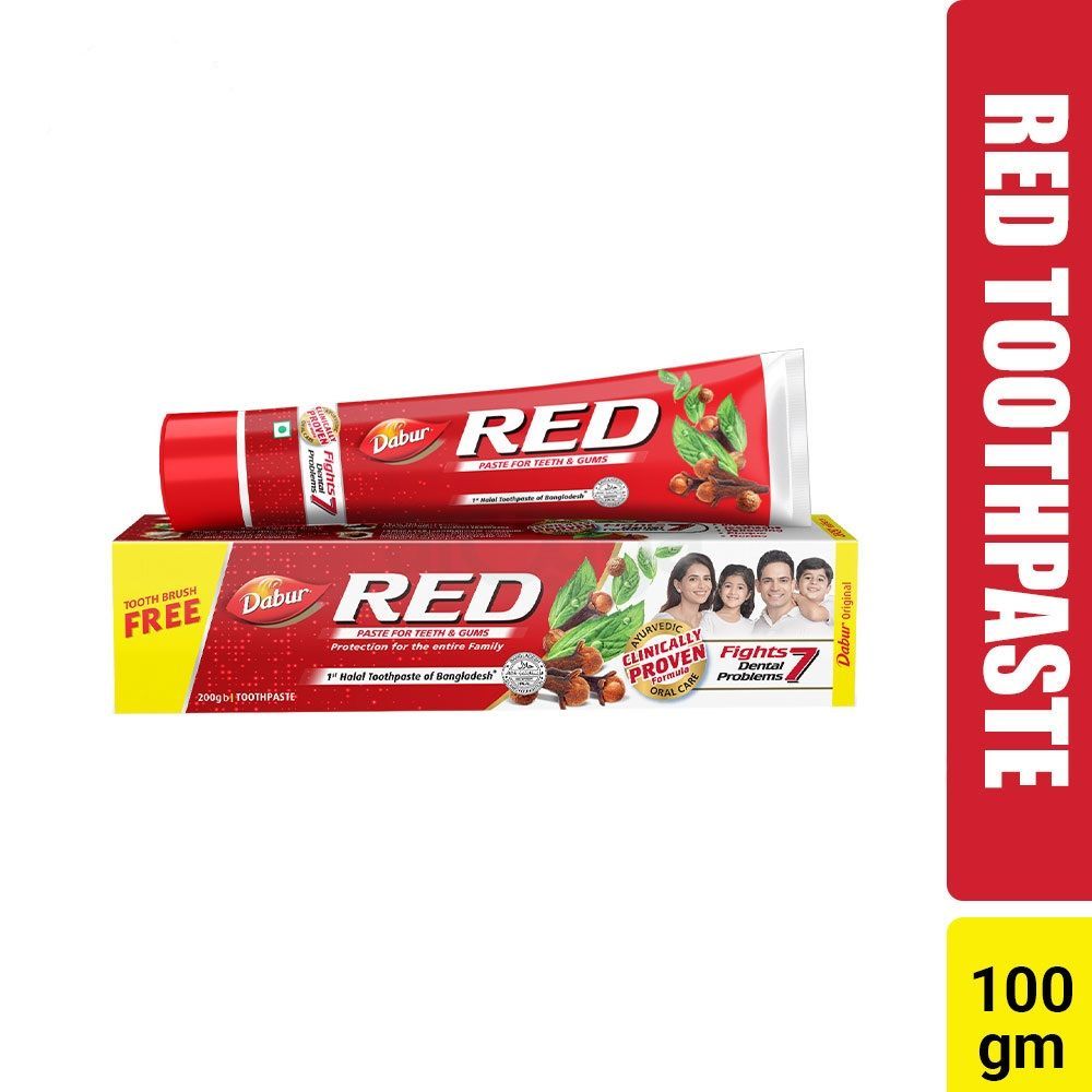 Buy Dabur Red Toothpaste 190g Get 85g Toothpaste free  