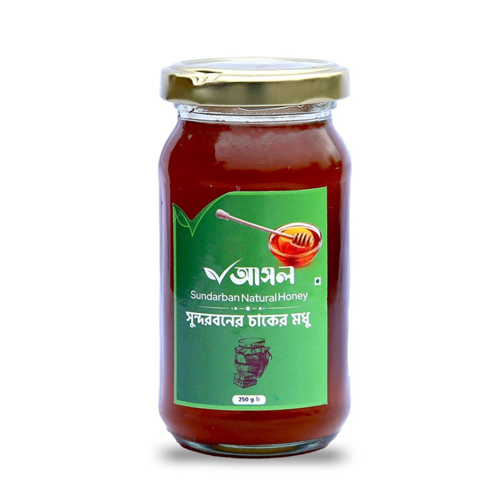 Ashol Sundarban Natural Honey সুন্দরববনের চাকের মধু (250gm)  