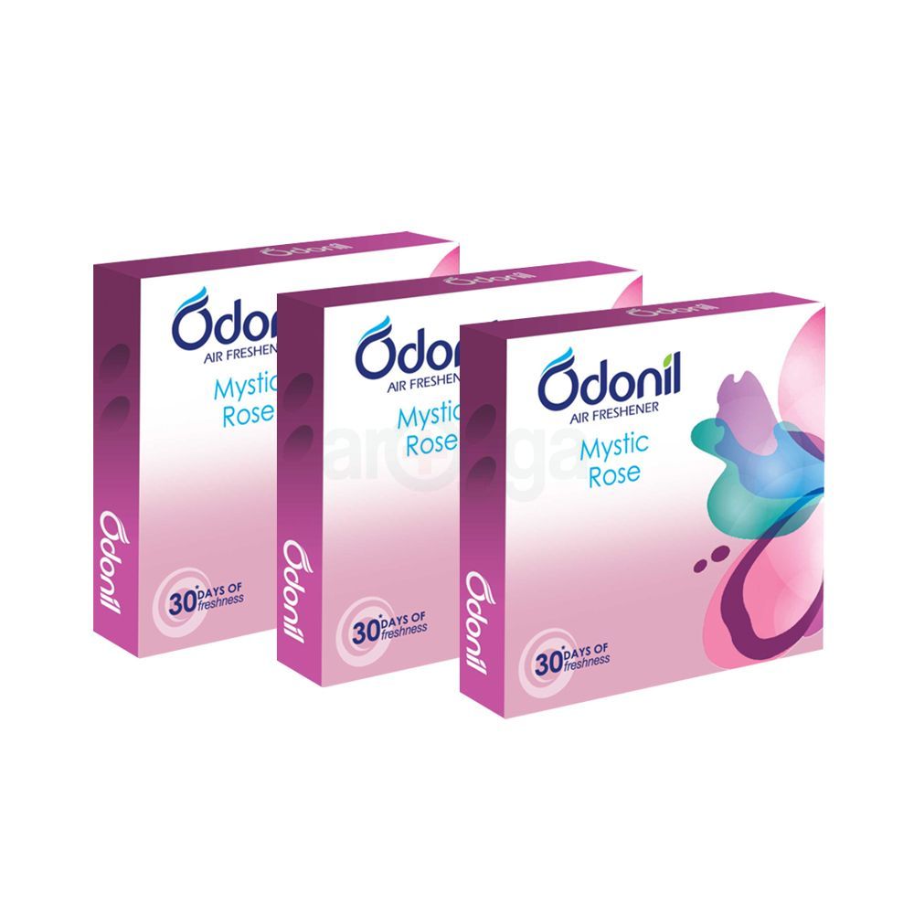 Odonil Air Freshner Block - Mystic Rose 75g (Buy 2 Get 1 Free)  