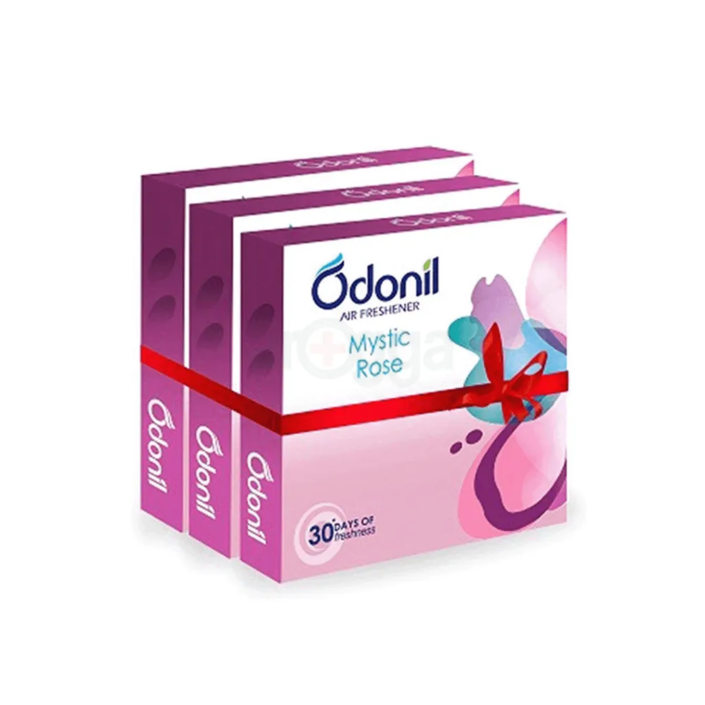Odonil Air Freshner Block - Mystic Rose 75g (Buy 2 Get 1 Free)  
