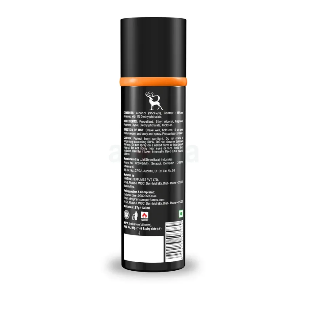 Ramsons Saffron Streak Deodorant Body Spary for Men & Women  