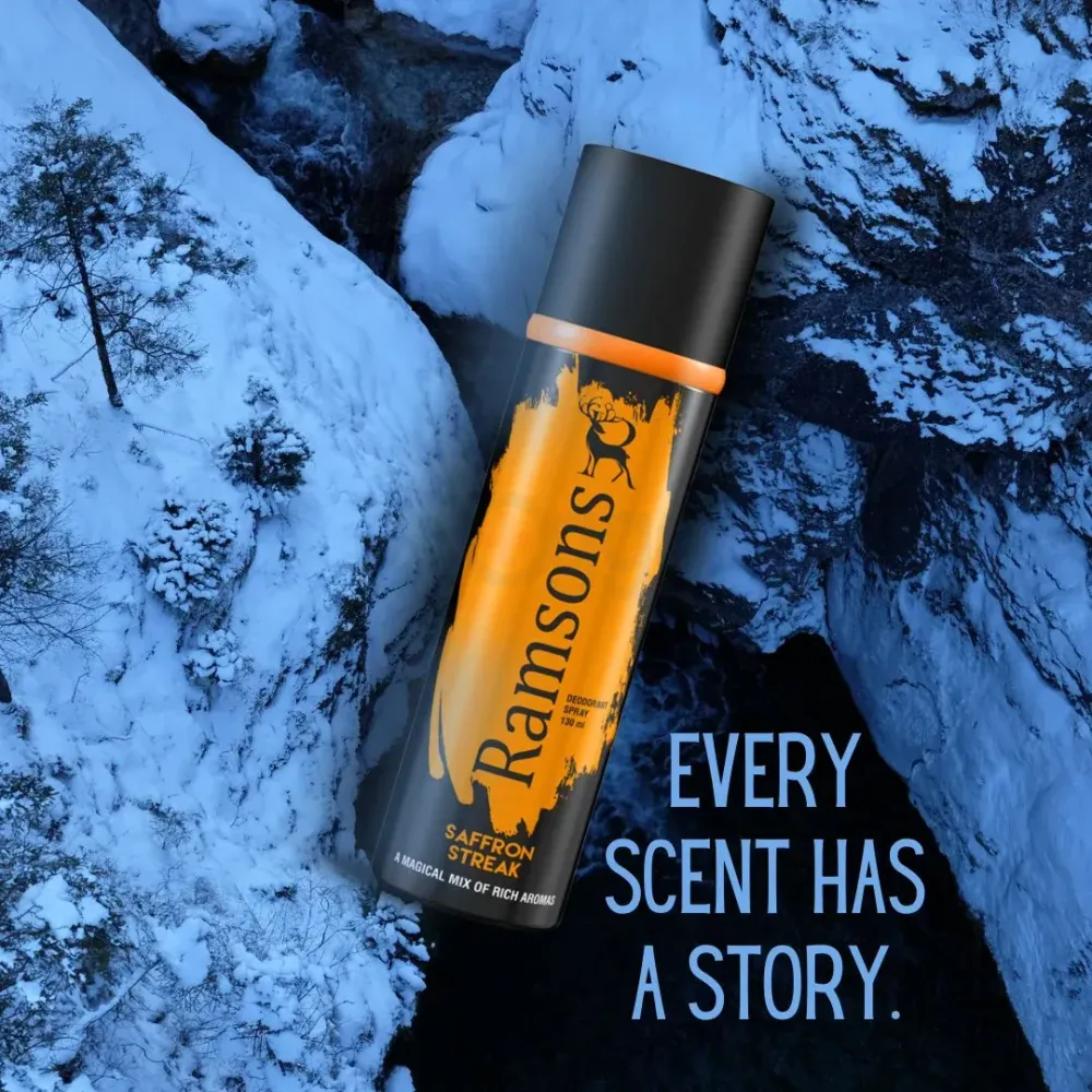 Ramsons Saffron Streak Deodorant Body Spary for Men & Women  