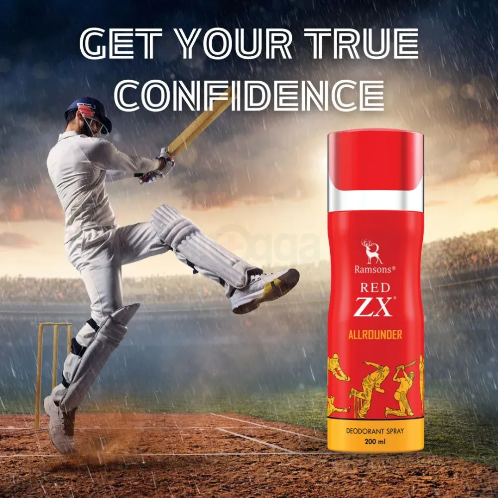 Ramsons Red ZX Allrounder Deodorant Body Sparay for Men & Women  