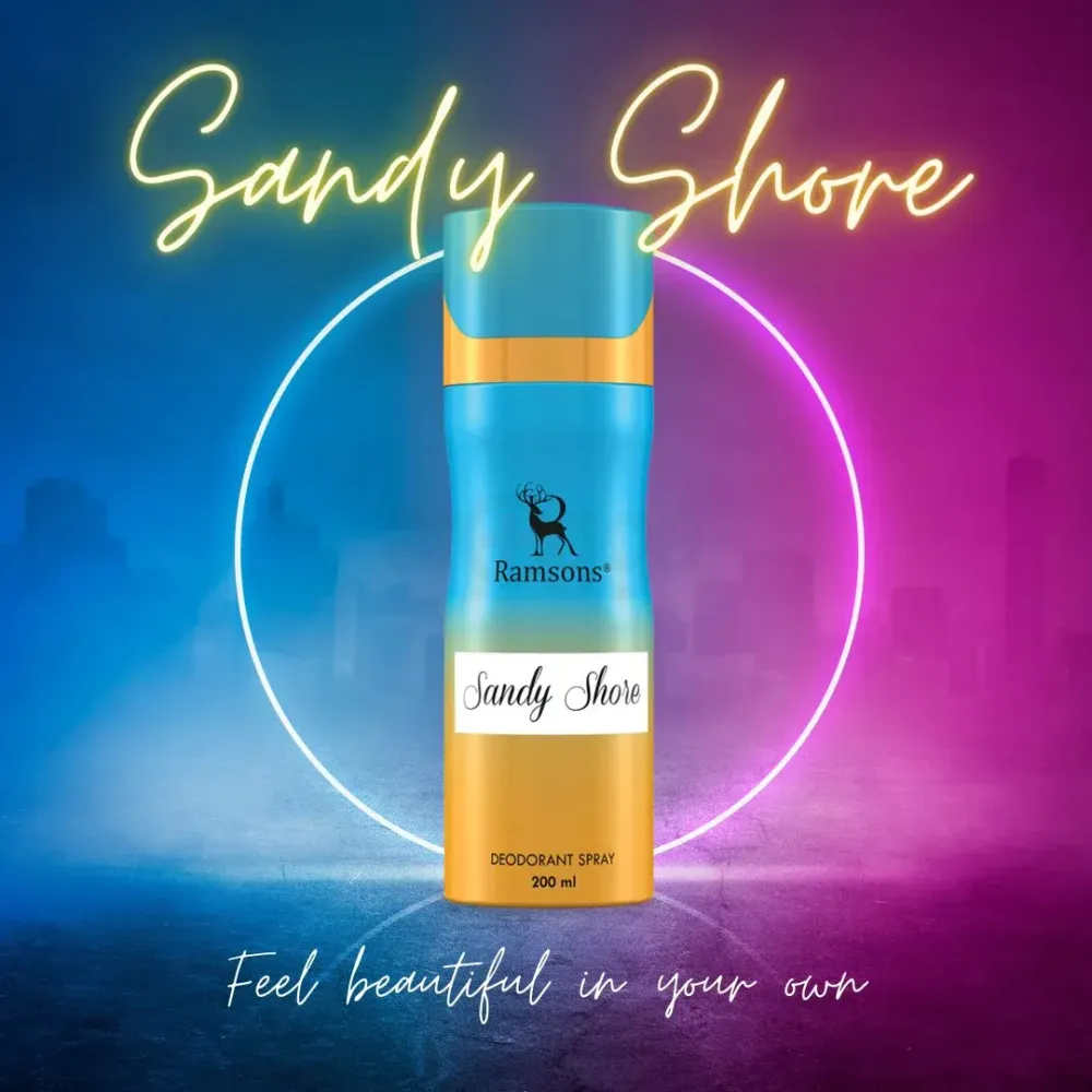 Ramsons Sandy Shore Deodorant Spary  for Men and Women  