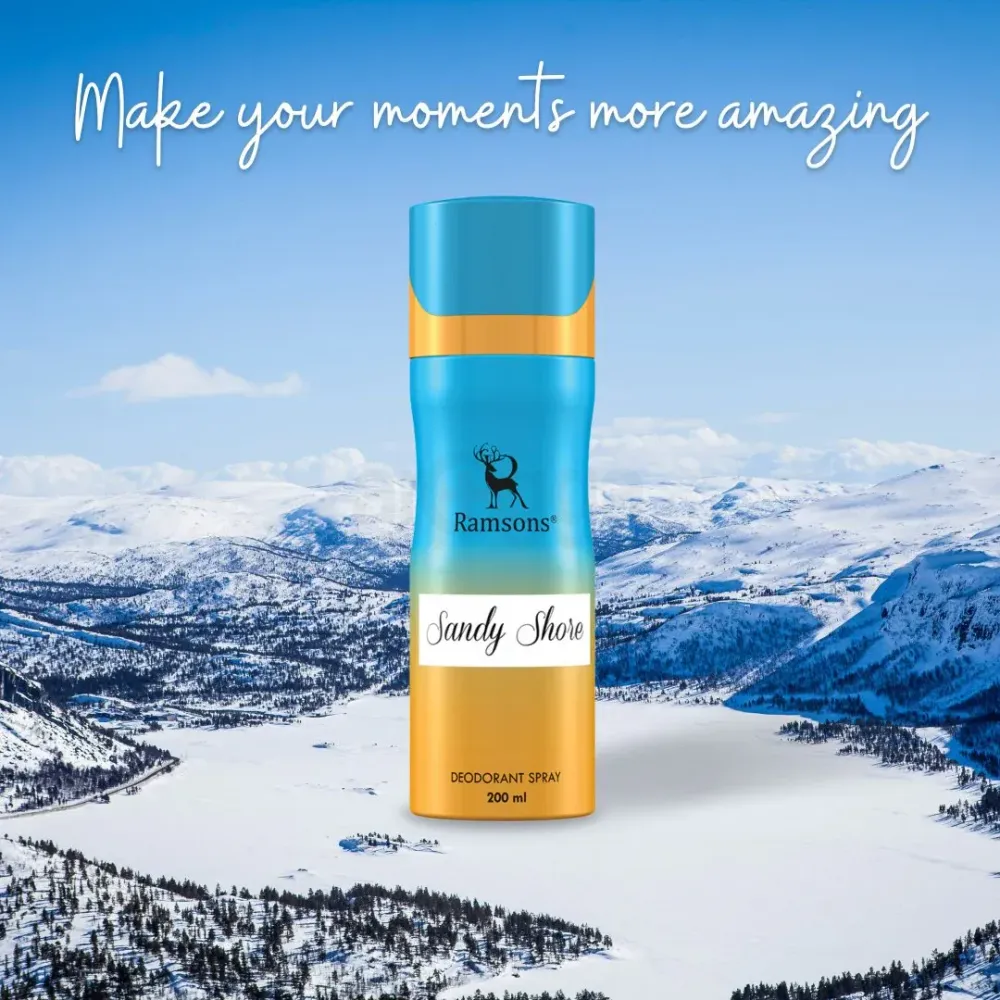 Ramsons Sandy Shore Deodorant Spary  for Men and Women  