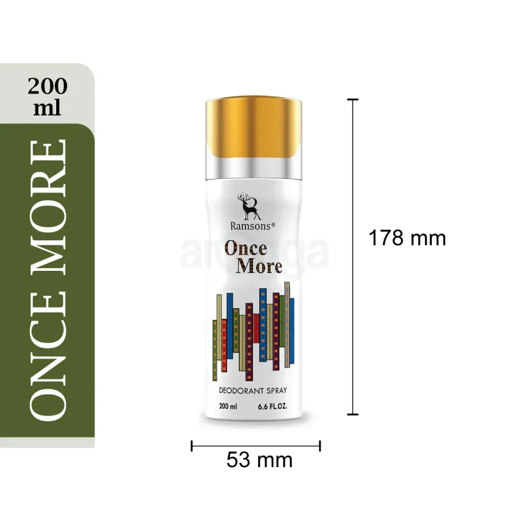 Ramsons Once More Deodorant Body Spray for Men & Women  