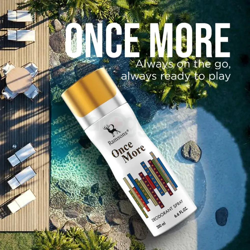 Ramsons Once More Deodorant Body Spray for Men & Women  