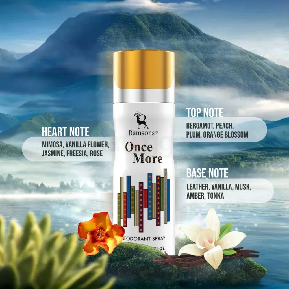 Ramsons Once More Deodorant Body Spray for Men & Women  