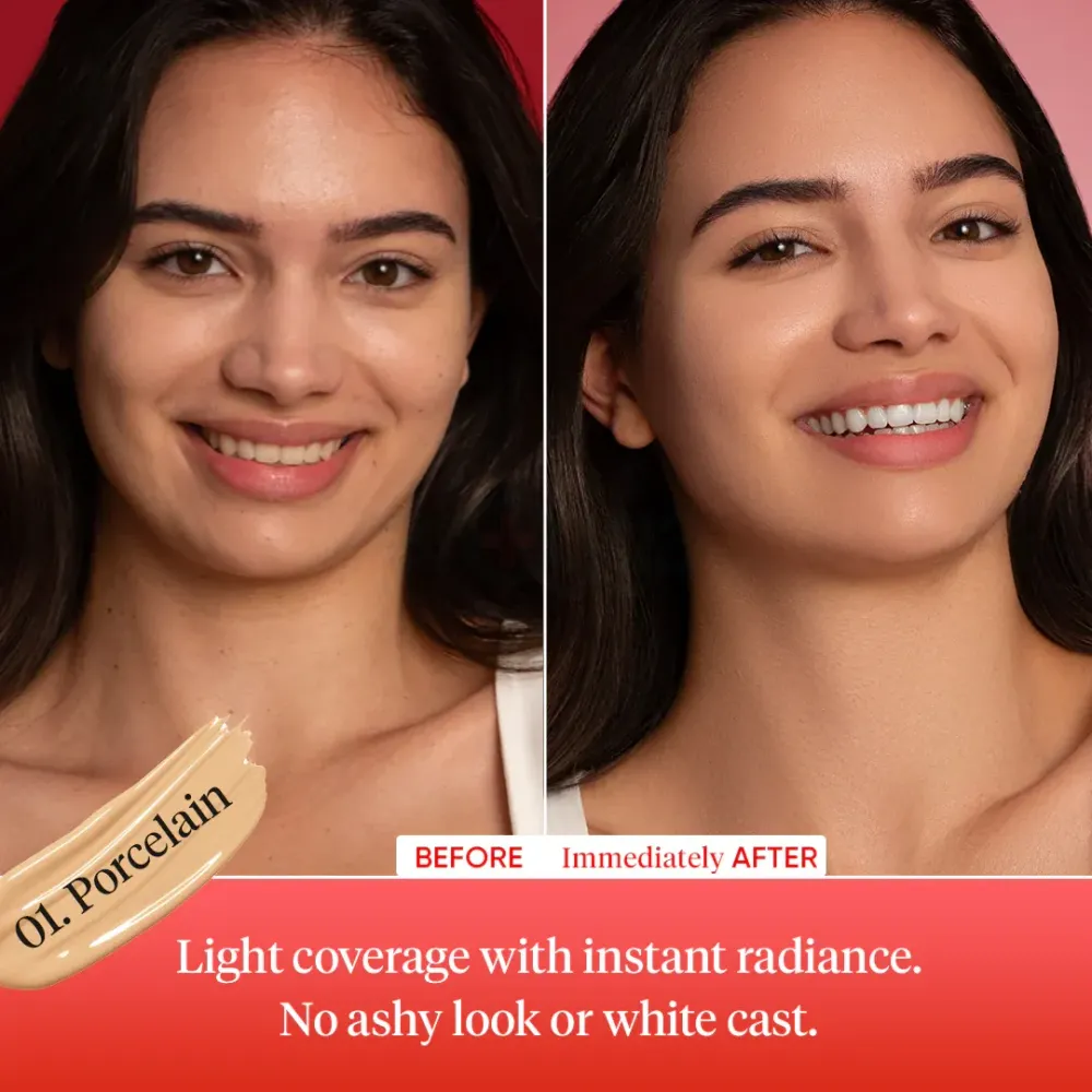 Dot & Key Strawberry Dew Tinted SPF 50+ PA++++  Sunscreen - 01 Porcelain  