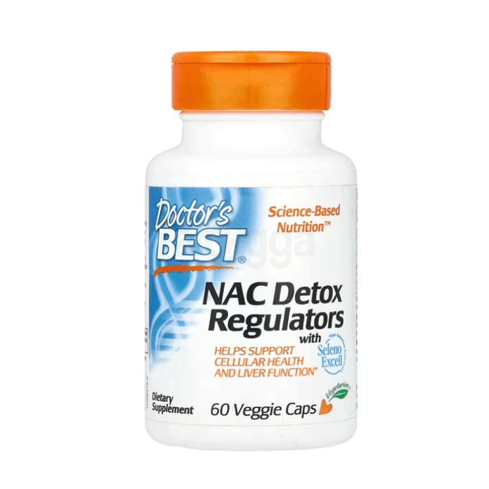 Doctor's Best, NAC Detox Regulators with Seleno Excell®, 60 Veggie Caps ...