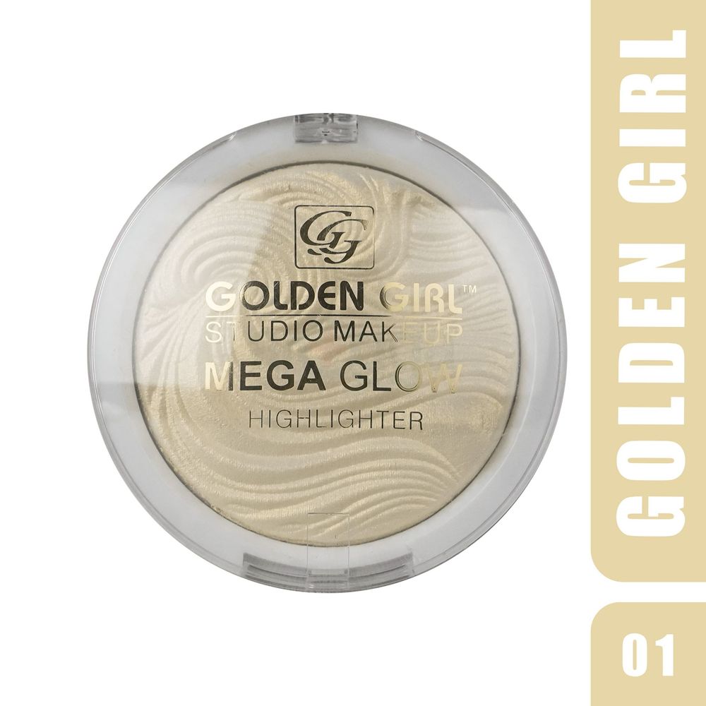 Golden Girl Studio Makeup Mega Glow Highlighter Color (01)  