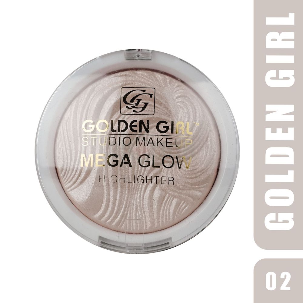 Golden Girl Studio Makeup Mega Glow Highlighter Color (02)  