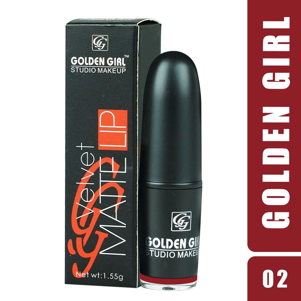 Golden Girl Studio Makeup Velvet Matte Lipstick (02)  