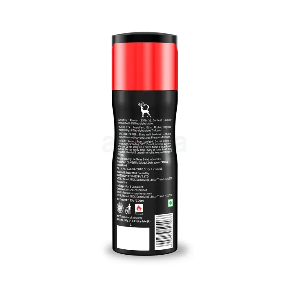 Ramsons Sexy Heart Deodorant Body Spray for Men & Women  