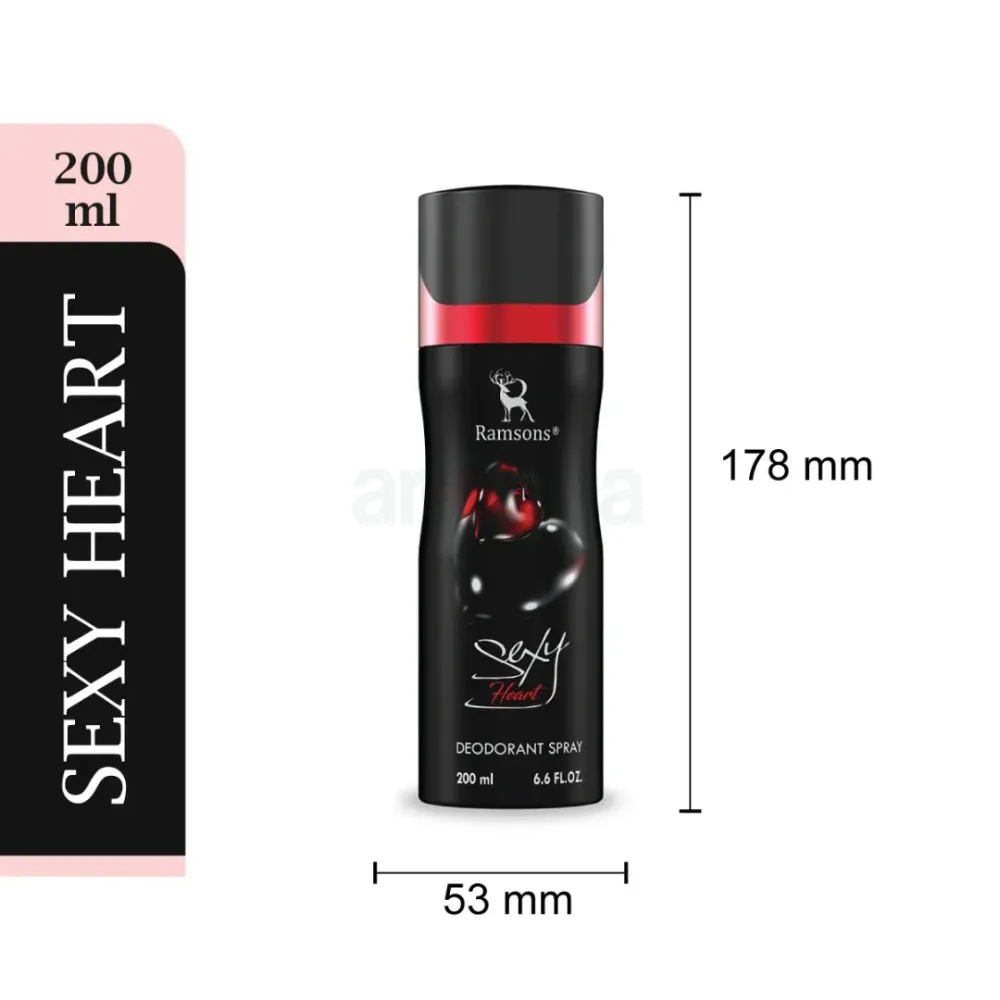 Ramsons Sexy Heart Deodorant Body Spray for Men & Women  