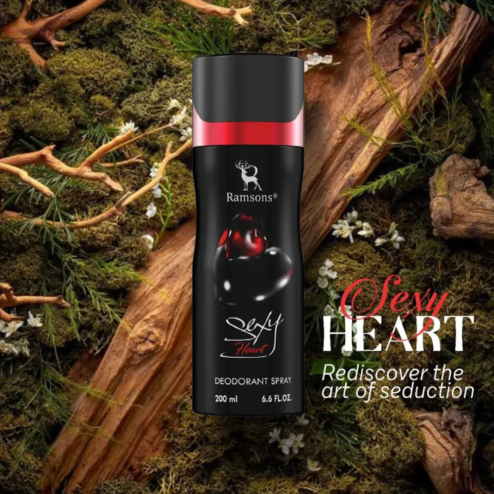 Ramsons Sexy Heart Deodorant Body Spray for Men & Women  