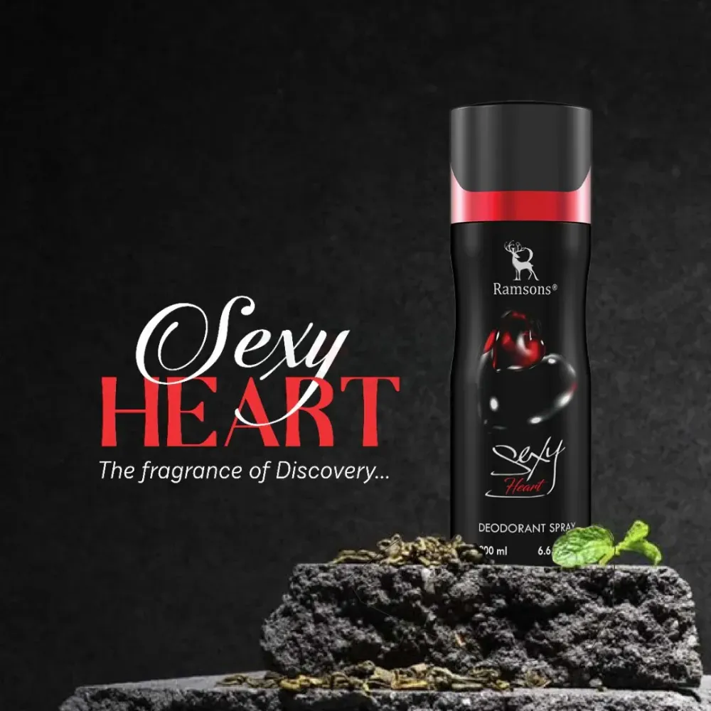 Ramsons Sexy Heart Deodorant Body Spray for Men & Women  