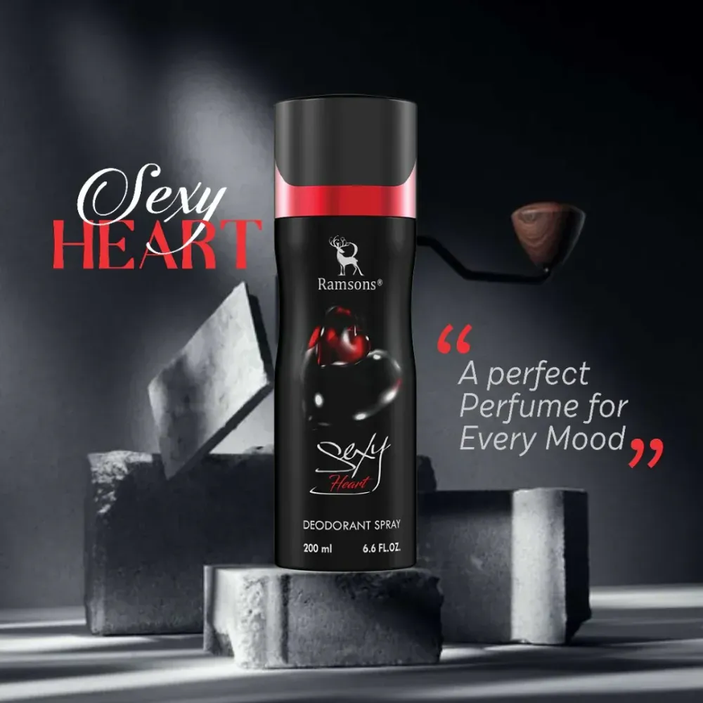 Ramsons Sexy Heart Deodorant Body Spray for Men & Women  