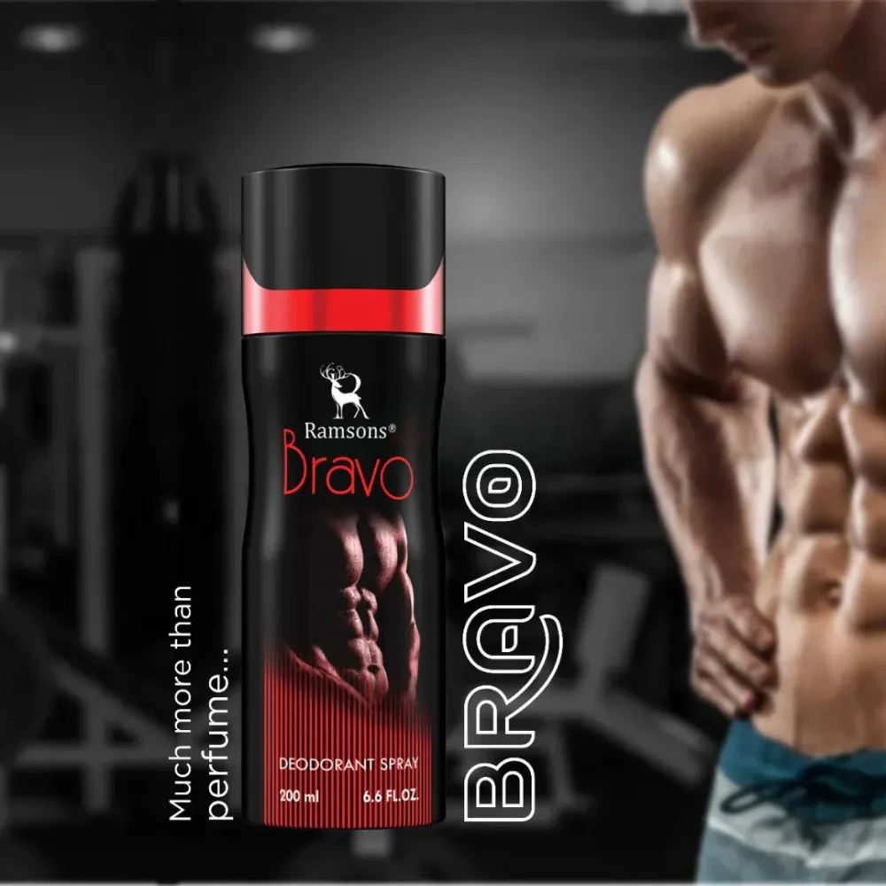 Ramsons Bravo Deodorant Body Spray for Men  