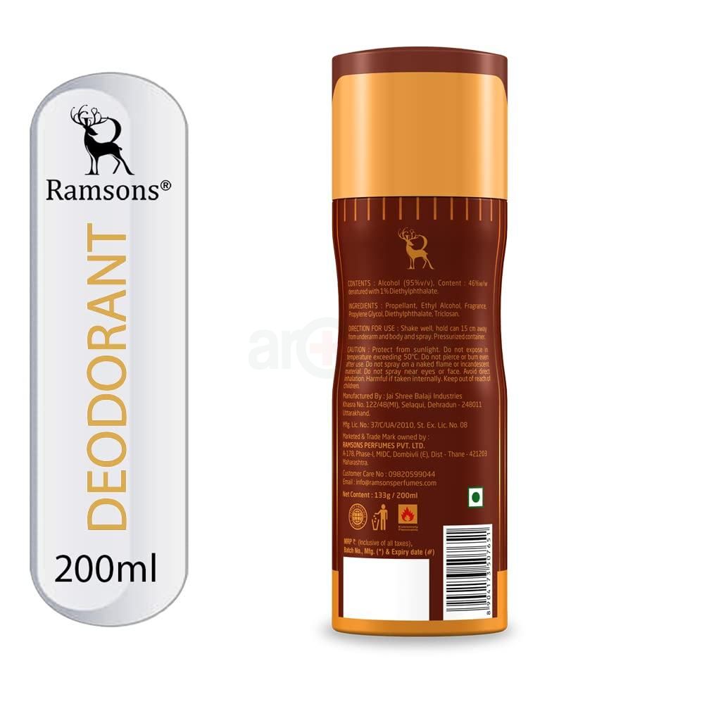 Ramsons Montesa Deodorant Body Spray for Men and Women  