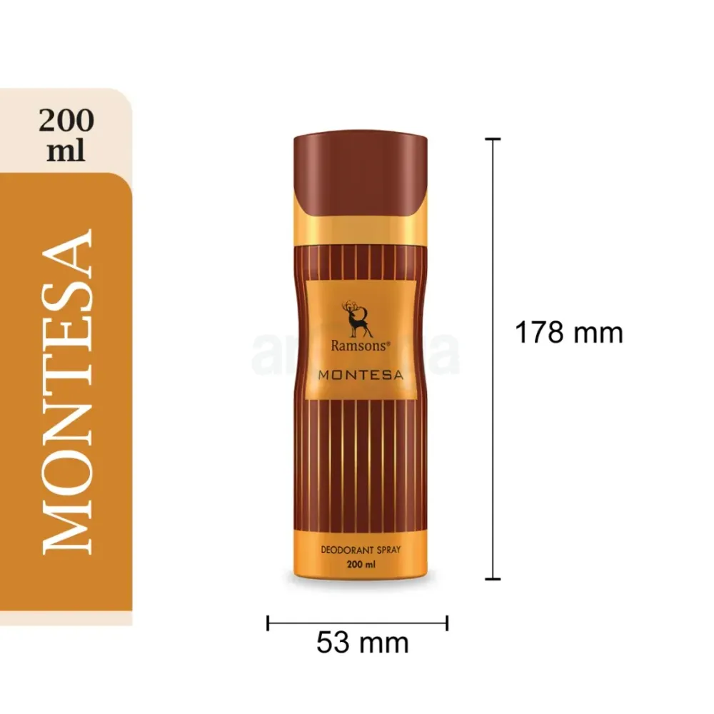 Ramsons Montesa Deodorant Body Spray for Men and Women  
