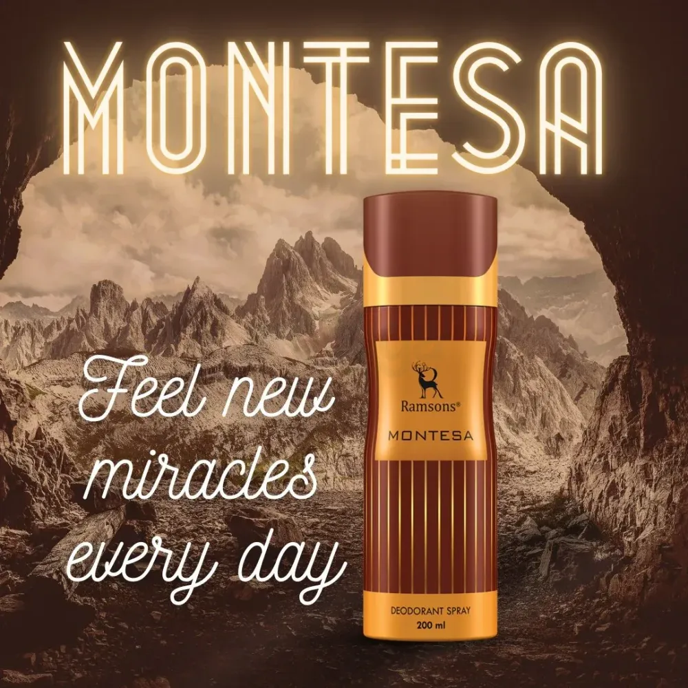 Ramsons Montesa Deodorant Body Spray for Men and Women  