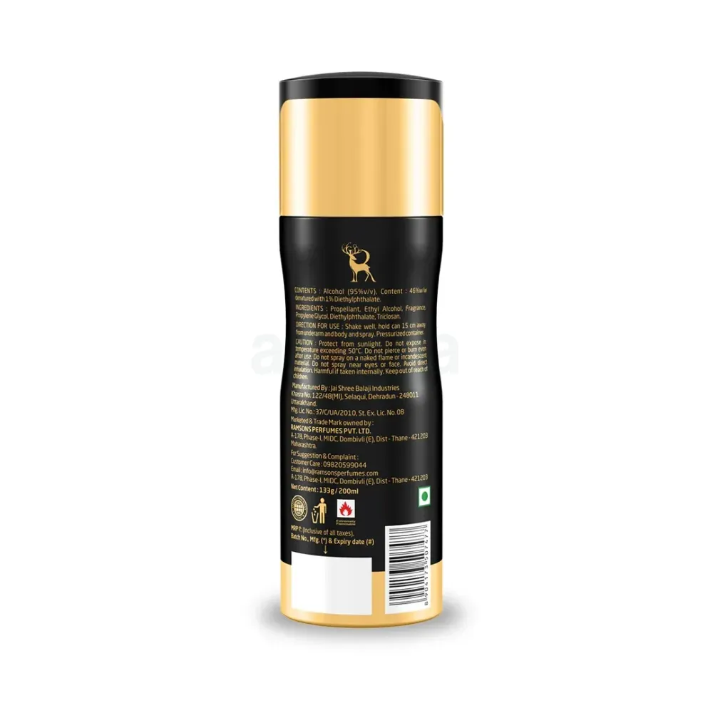 Ramsons Exotica Intense Deodorant Body Spray for Men & Women  