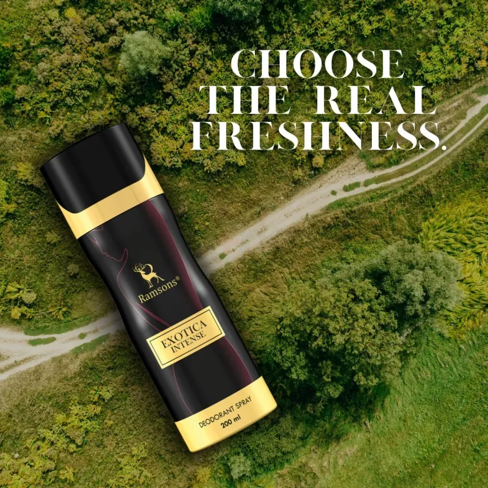 Ramsons Exotica Intense Deodorant Body Spray for Men & Women  