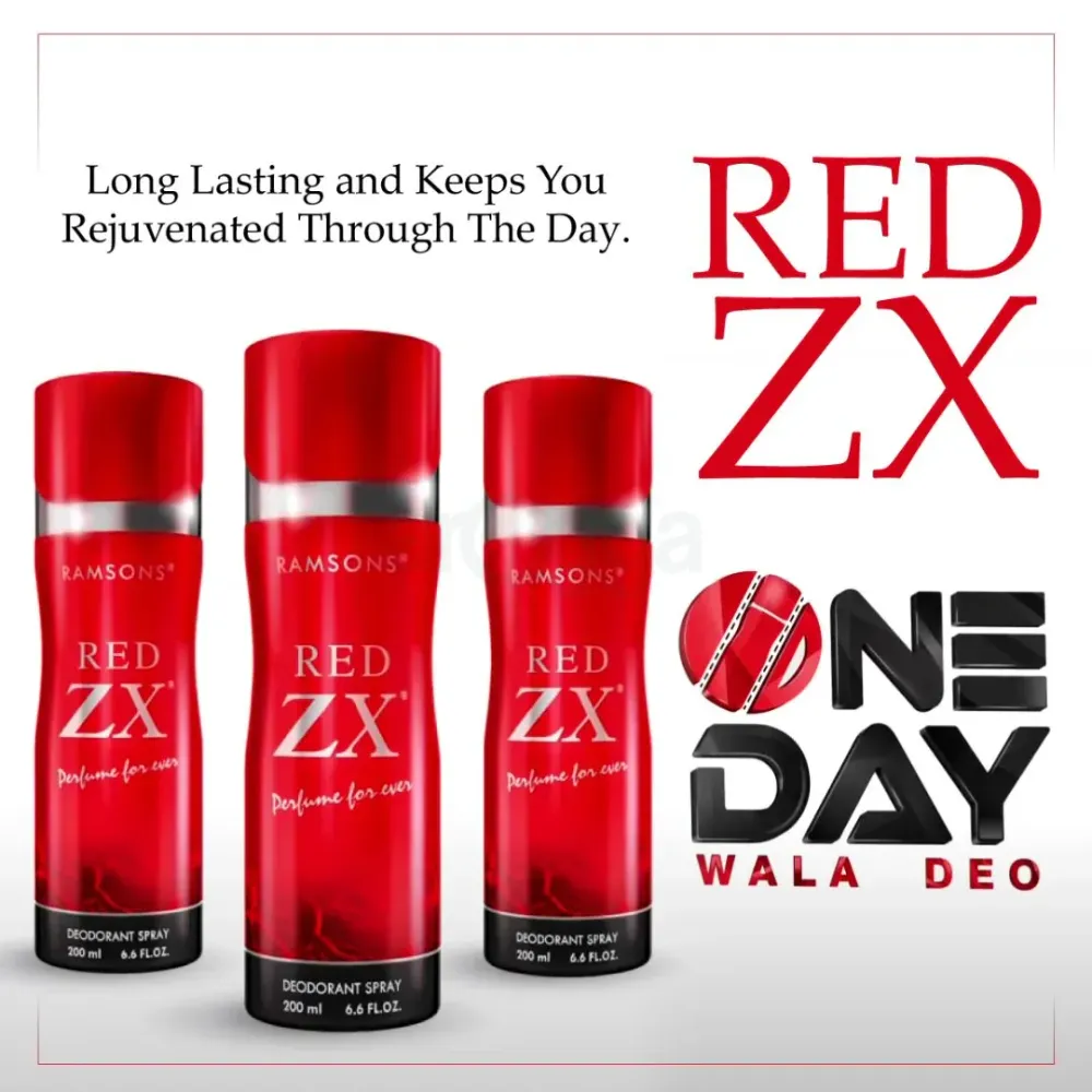 Ramsons Red ZX Perfume for Ever Deodorant Body Spray for Men & Women  