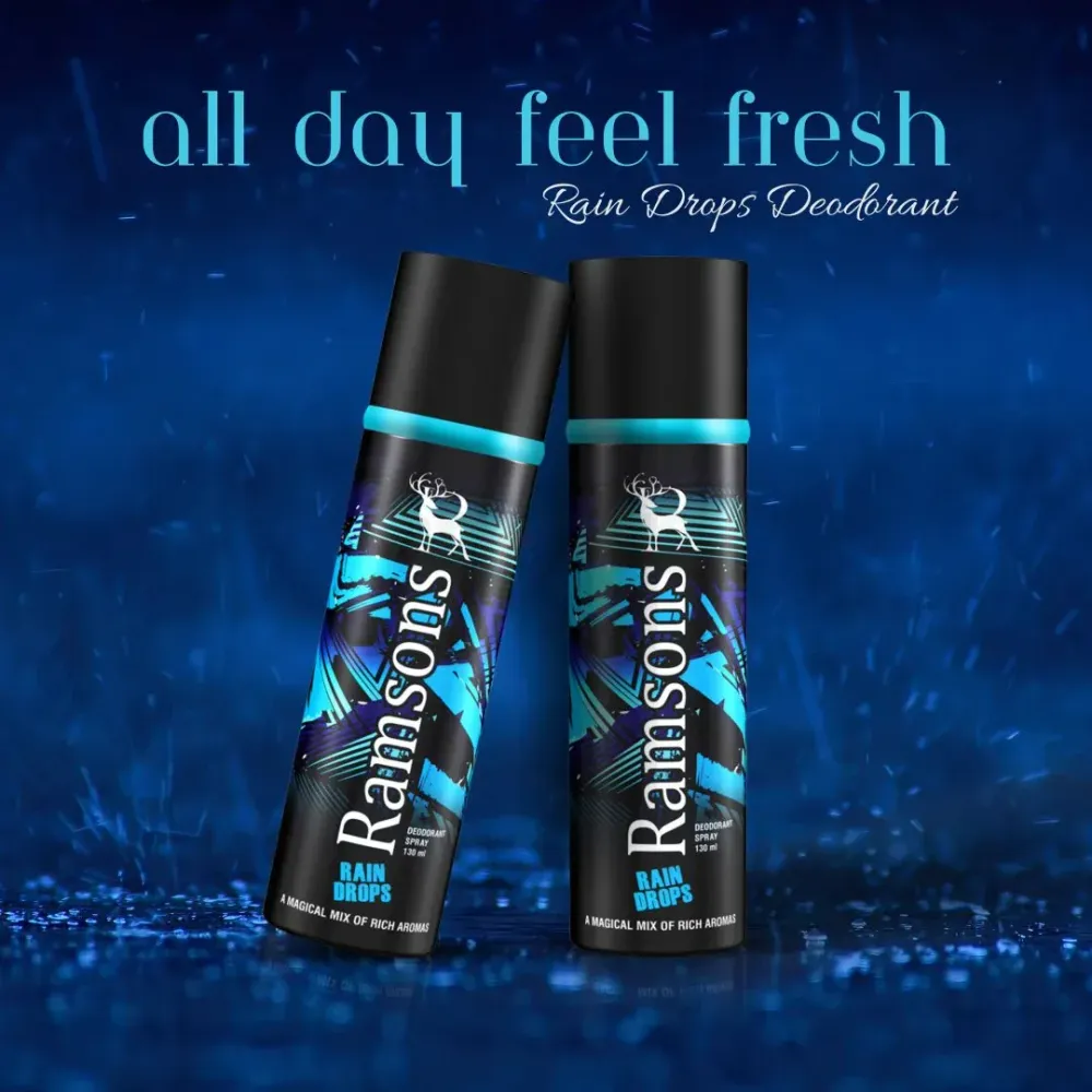 Ramsons Rain Drops Deodorant Body Spray for Men & Women  