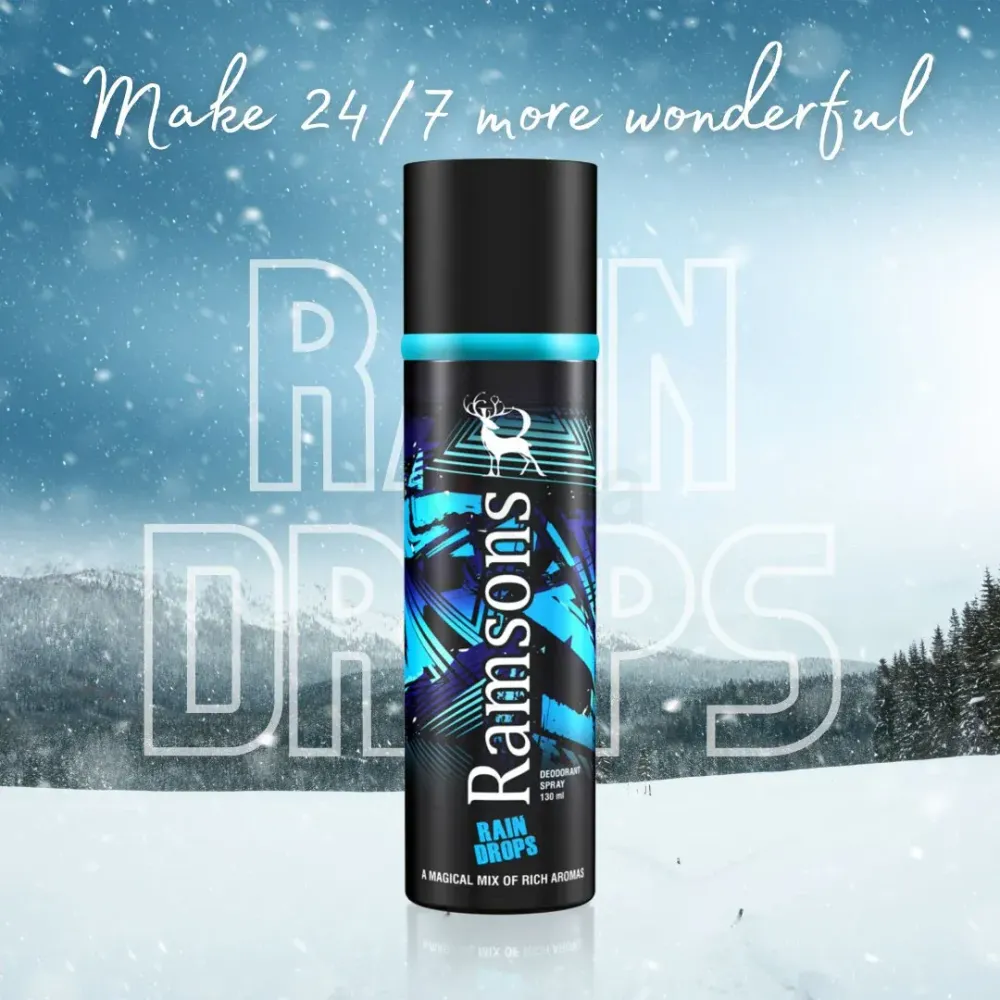 Ramsons Rain Drops Deodorant Body Spray for Men & Women  