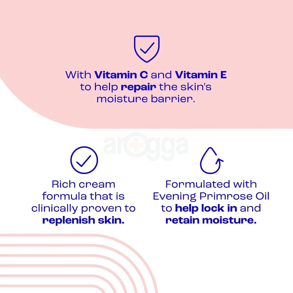 E45 Daily Care Rich Cream 24H Lotion for Dry to Very Dry Skin  