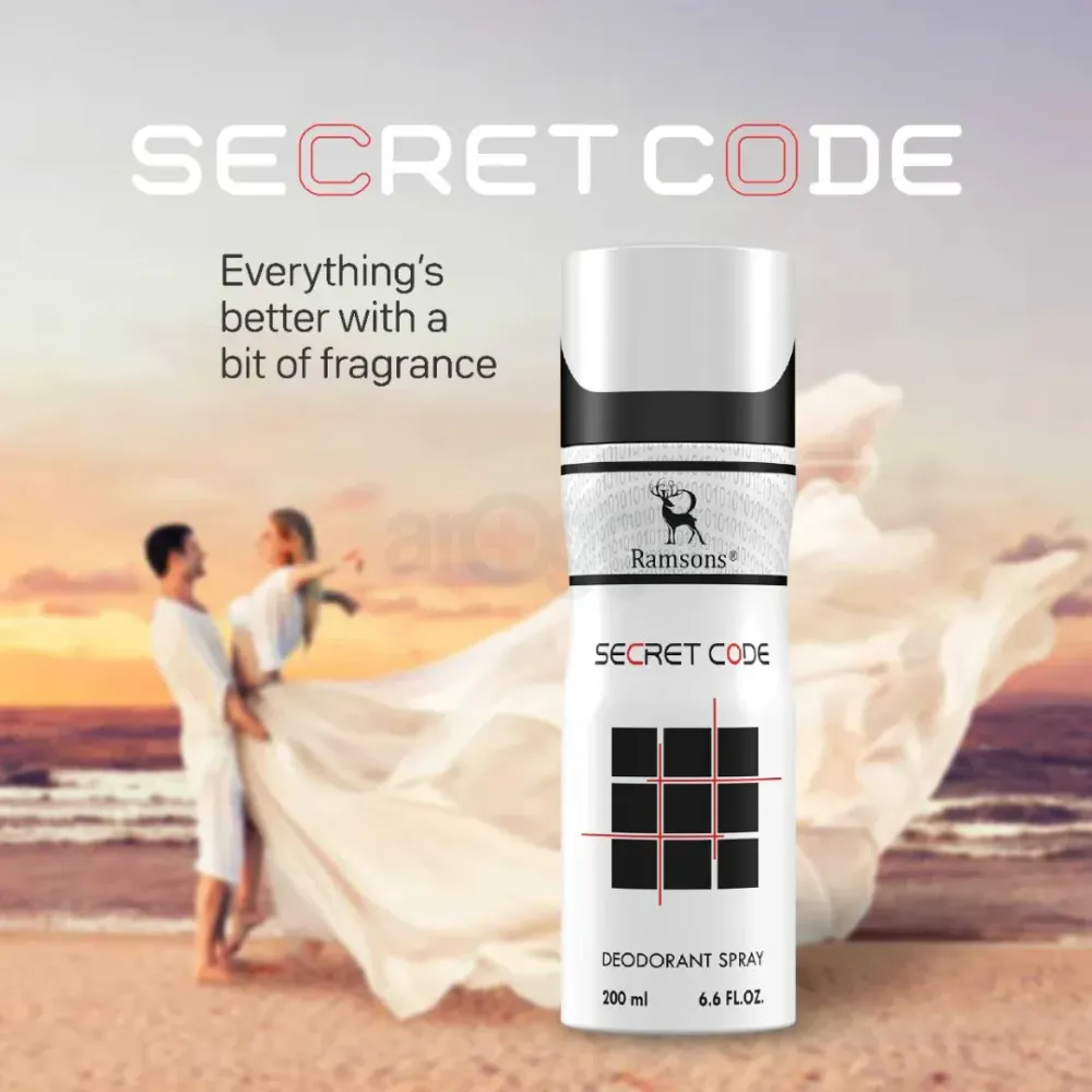 Ramsons Secret Code Deodorant Body Spray for Men Women Arogga