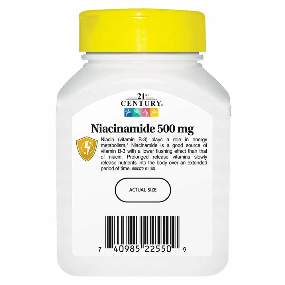 21St Century Niacinamide 500 Mg Prolonged Release Tablets, 110-Ct  